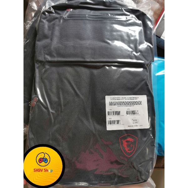 MSI Stealth Trooper 15.6´´ Laptop Backpack กระเป๋าเป้ MSI # G34-N1XXX18-SI9 มือ1แกะกล่อง ของแท้ 100%
