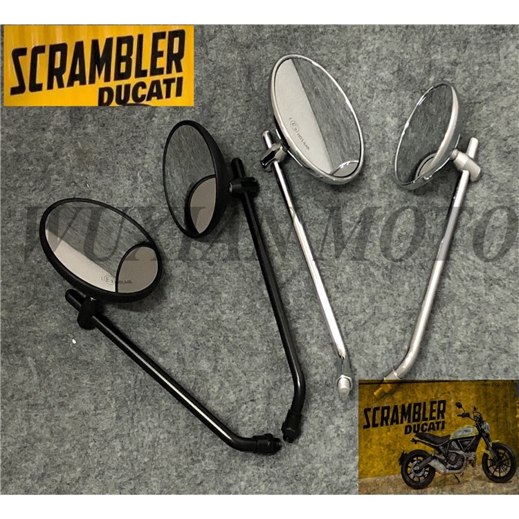 Ducati Modified Ducati Free Tour 800 scrambler Climbing 800 ดัดแปลงกระจกมองหลังสะท้อนแสง