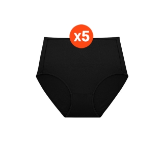 Sabina กางเกงชั้นใน (Set 5 ชิ้น) (ทรง Full) รุ่น Panty Zone รหัส SUXZM5106BK สีดำ