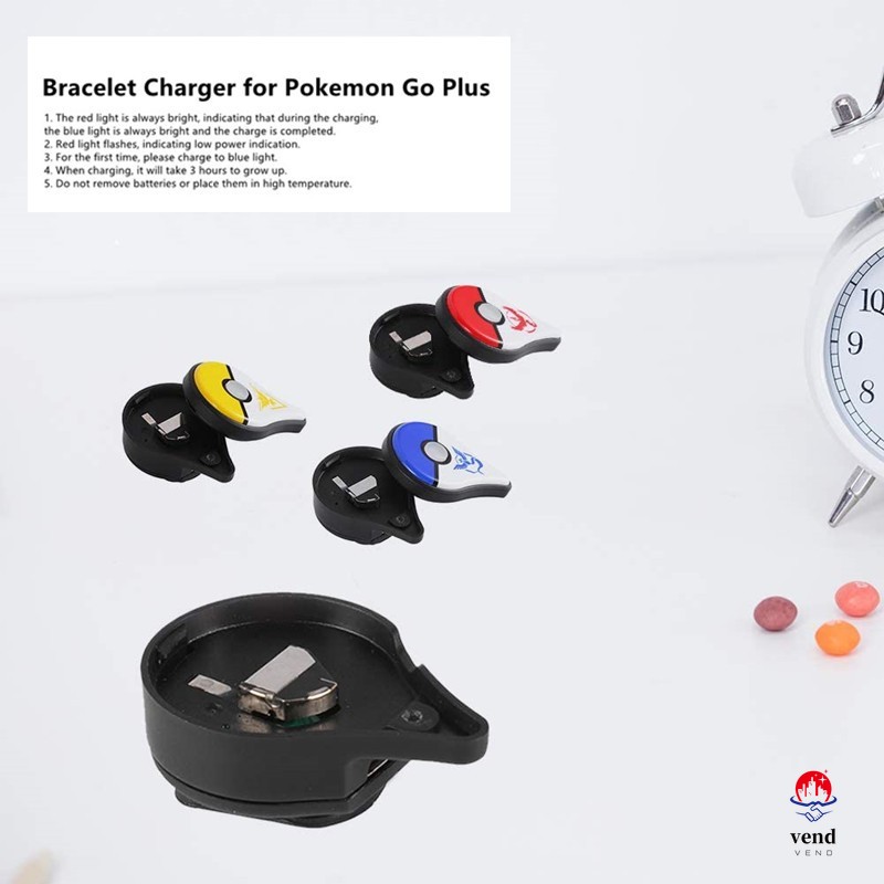 ฐานท ชาร จสร อยข อม อแบบคล ปหน บส าหร บ Pokemon Go Plus Battery Shopee Thailand