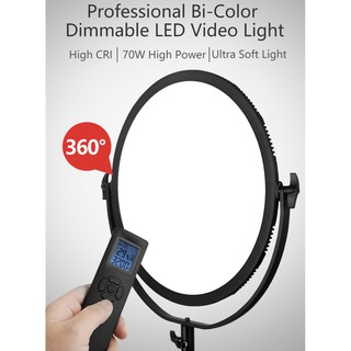 พร้อมส่ง led Soft Light studio SL360ARC 70w 18นิ้ว สำหรับผู้ต้องการความสว่าง