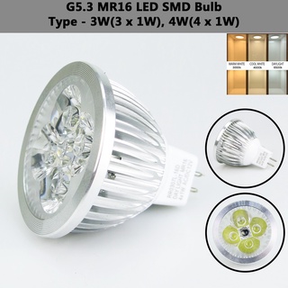 Feidiao หลอดไฟ LED RR 12V G5.3 3W(3x1W)/4W(4x1W) MR16 SMD 2835