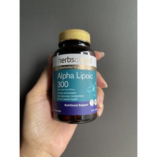 Herbs of Gold Alpha Lipoic 300 ปริมาณ 60 เม็ด หมดอายุ 12/23