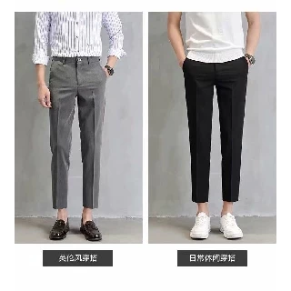 กางเกงผู้ชายขายาว5ส่วน แฟชั่นเกาหลี ผ้าสบายไม่ระคายผิว *พร้อมส่งจากไทย*