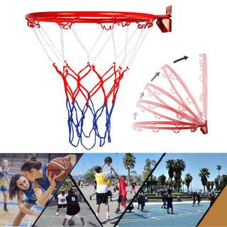 🏀จัดส่งสินค้าจากกรุงเทพฯ🏀 ห่วงบาส Basketball Hoop ห่วงบาสเกตบอล ขนาด 45 Cm รุ่น แขวนติดผนังขอบโลหะ ห่วงบาสมาตรฐาน