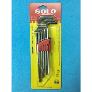 ประแจหกเหลี่ยม SOLO NO.910 mm 1.5-10 mm (KW107L)