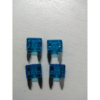 0000343 ฟิวส์ 4 ชิ้น 15A ฟิวส์ รถยนต์แบบ Micro Fuse