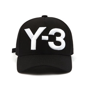 Y - 3 Yohji Yamamoto หมวกเบสบอลปรับโลโก้คลาสสิก