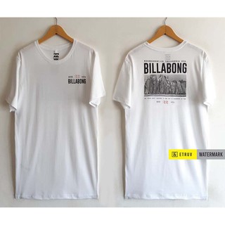 Billabong เสื้อยืดพิมพ์ลาย Surfing And Skates สําหรับผู้ชายและผู้หญิง