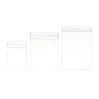 💗พร้อมส่ง💗(G4)ถุงซิป PVC ถุงซิปใส ซองพลาสติก ใส่เครื่องประดับ 50 ใบ