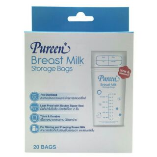 PUREEN เพียวรีน ถุงเก็บน้ำนมเพียวรีนPureen9ออนซ์(20ถุง)