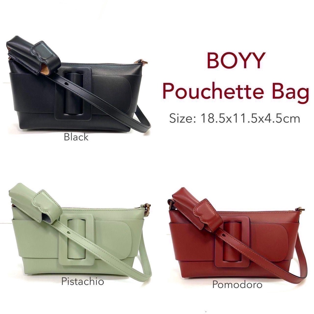 BOYY Pouchette Bag ของแท้ 100% [ส่งฟรี]