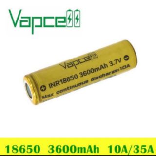 ถ่านชาร์จ Vapcell INR18650 3600mAh 3.7V Max PD35A ของแท้ 1 ก้อน