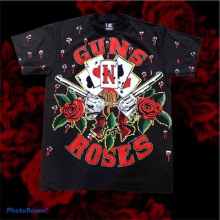 เสื้อโอเวอร์ปริ้นส์ Guns N Roses สไตล์ปี90s