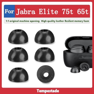 Tempestade ฟองน้ําซิลิโคน แบบเปลี่ยน สําหรับหูฟังอินเอียร์ TWS Jabra Elite 75t 65t