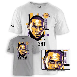 เสื้อเชิ้ต Nike LeBron James Tshit สําหรับผู้ชายเสื้อเชิ้ตสั้นทรงกลมคู่ธรรมดา t t qvhK y#F