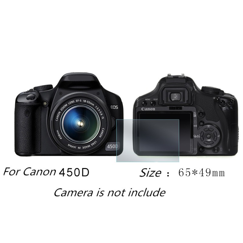 กระจกนิรภัยกันรอยหน้าจอ สําหรับ Canon EOS 450D #0