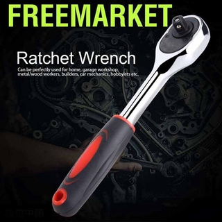 Freemarket 1/4" Ratchet Wrench Sturdy Steel for Workshop Woodworking Builders Hand Tools