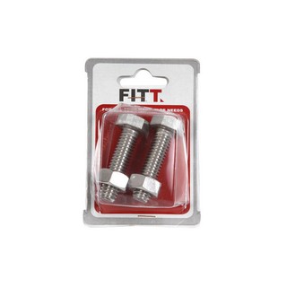 สกรูหัวหกเหลี่ยม 1/2"X2" 2ชุด | FITT | 8855952003669 สกรู, น๊อต อุปกรณ์ยึดติด ต่อเติมซ่อมแซมบ้าน สกรูหัวหกเหลี่ยม 1/2"X2