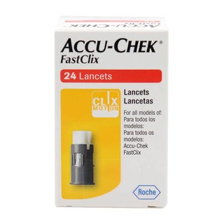 Accu-chek FastClix / Softclix Accu Chek Fastclix Lancet 24 - 25 ชิ้น 1 กล่อง AccuChek