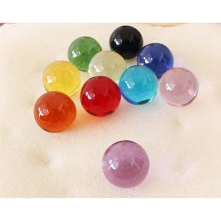 ลูกแก้วสี สีแท้ ในเนื้อแก้ว แช่น้ำได้ ไม่ลอก ขนาด 2 เซน พร้อมส่ง