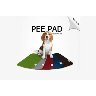 Dog owner pee pad  แผนรองฉี่ปัสสาวะแบบซักได้ สำหรับสัตว์เลี้ยง Size S 31x46 cm, Size M 46x61 cm.