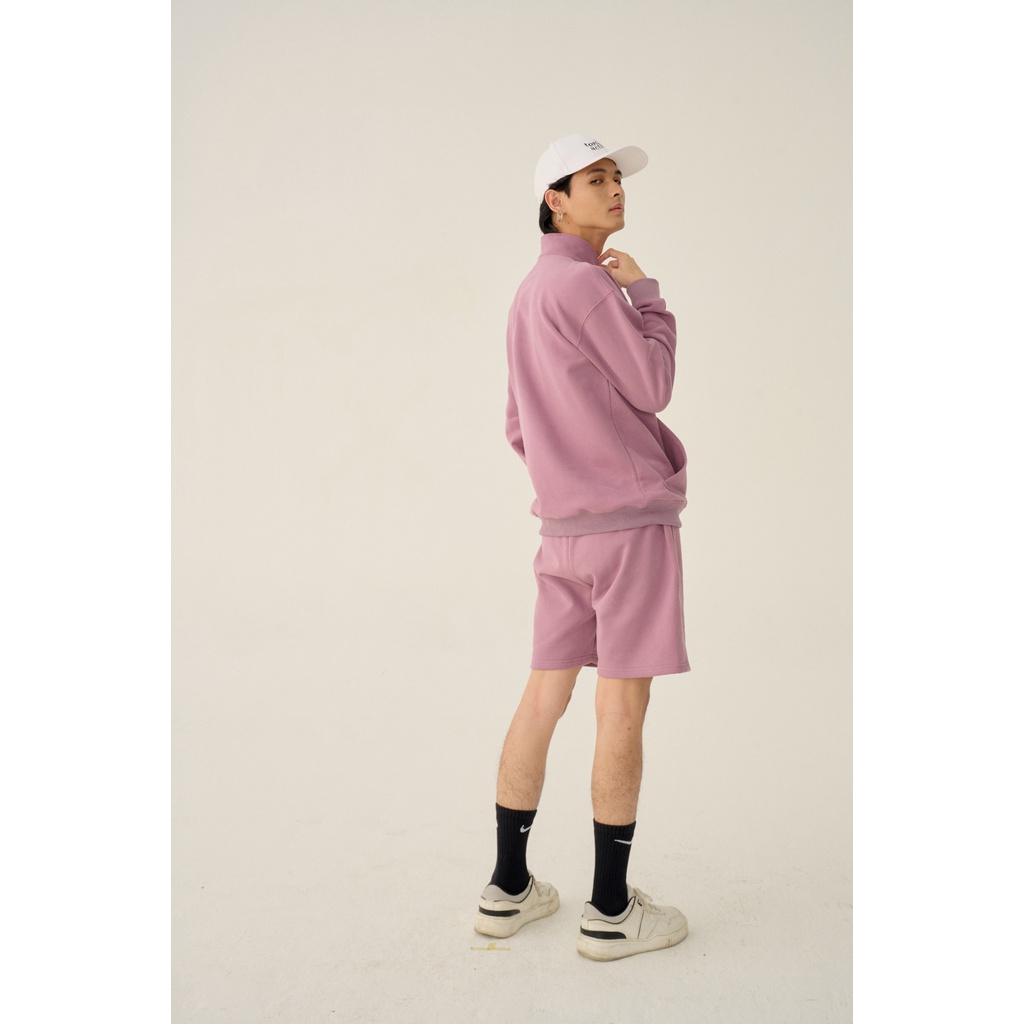 TOOCH - Half Zip Sweater + Sweat Shorts