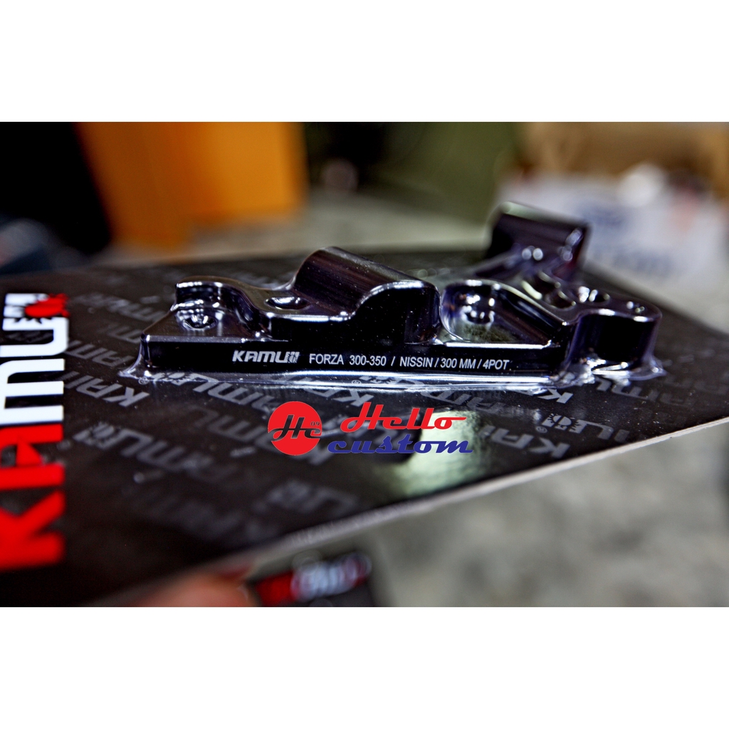 Forza 300 350 KAMUI ขาจับปั๊ม NISSIN 100mm 4pot  จานดิสหน้า 300mm