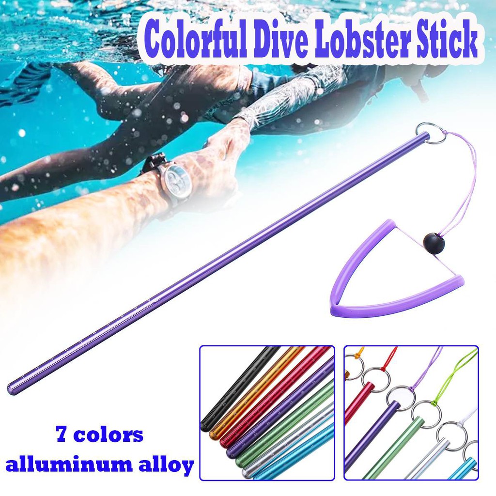 [H₂Sports&Fitness]Light Aluminium Alloy Scuba Diving Stick Pointer Rod with Wrist Strap