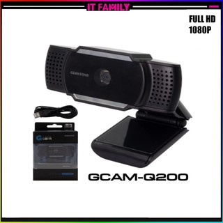 กล้อง WebCam Full HD Auto Focus 1080P 30FPS  กล้องคอมพิวเตอร์ GCAM-Q200