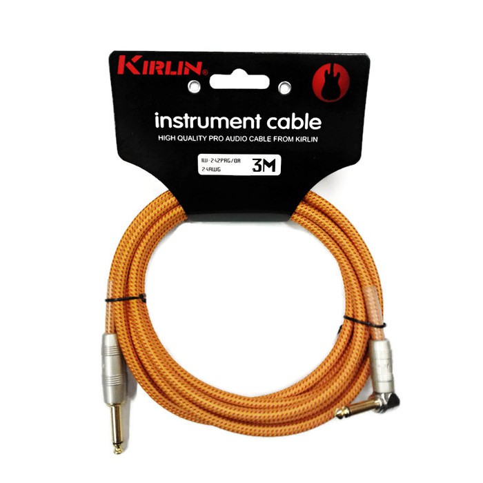 Kirlin สายแจ็คกีตาร์&เบส ยาว 3 เมตร - สีทอง