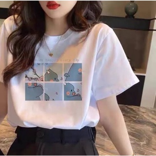 เสื้อยืด เสื้อผ้าแฟชั่นสำหรับผู้หญิง