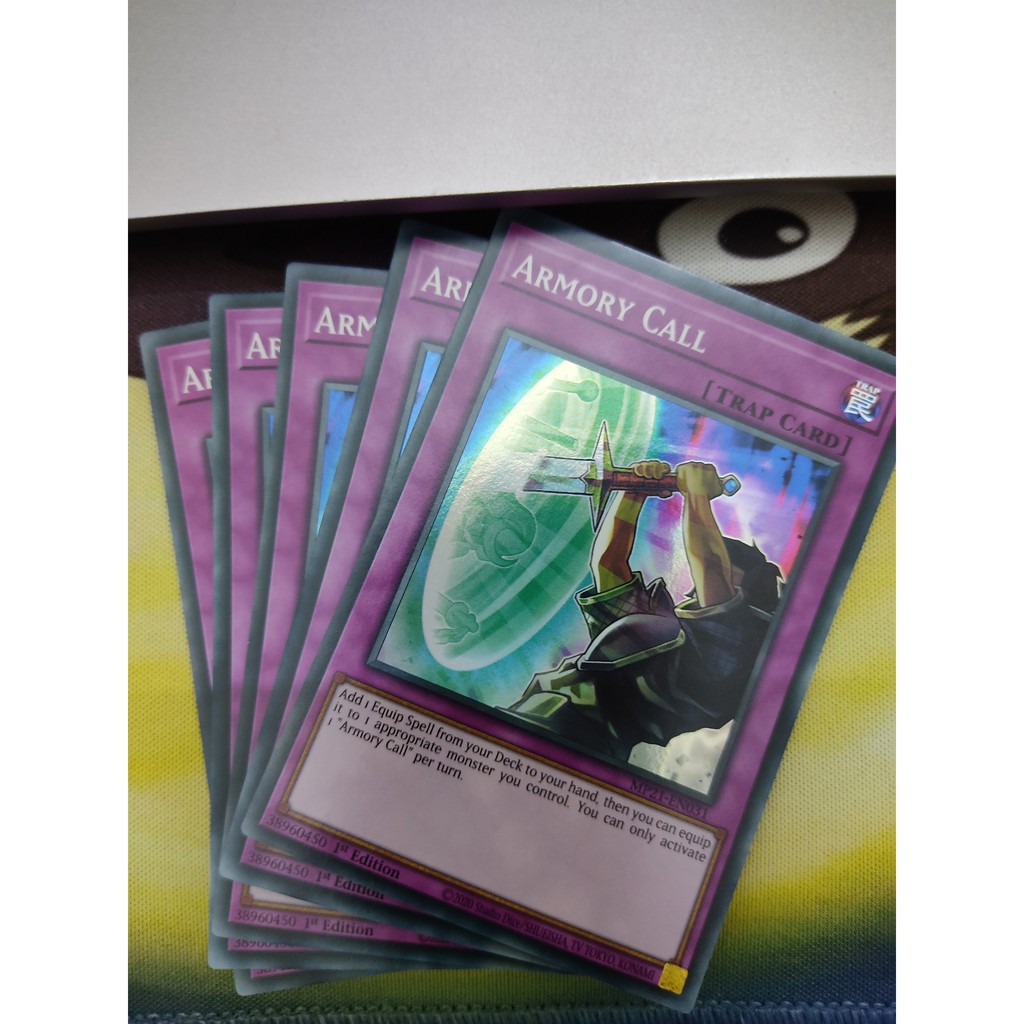 [Yugioh Funny Shop] 1 Card Armory Call - MP21-EN031 - Super Rare 1st Edition