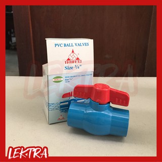 Thaifeng บอลวาล์วพีวีซี ขนาด 3/4" (PVC Ball Valves)