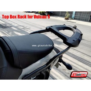 แร็คติดกล่องท้ายรถมอไซค์​ Topbox Rack HRV for Vulcan S