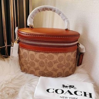 พร้อมส่งแท้💯 Coach  trail bag in signature canvasงานช้อป