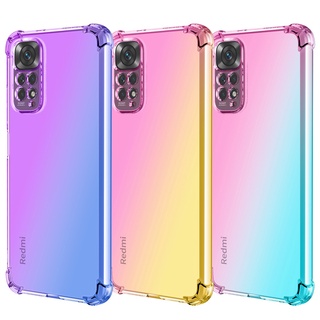 เคส Xiaomi Redmi Note 10 Pro Max ไล่ระดับ ถุงลมนิรภัย ใส Tpu เคส Redmi Note 10 Pro 5G 10T 10S 10 LITE กันกระแทก ใส ซิลิโคนนิ่ม เคสป้องกัน