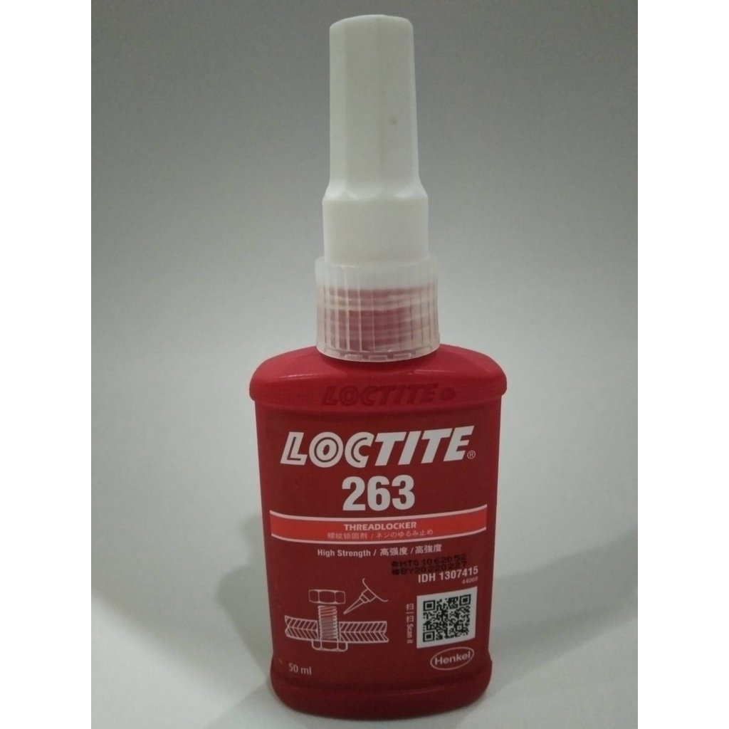 LOCTITE น้ำยาล็อคเกลียว กาวอุตสาหกรรมล็อคไทร์ LOCTITE 263- 50ML แรงยึดสูง