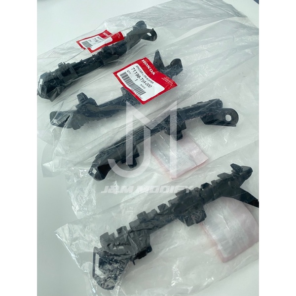 พลาสติก กิ๊บล็อคปลายกันชนหน้า ซ้าย-ขวา Honda Jazz gk MC , RS ของแท้ เบิกใหม่