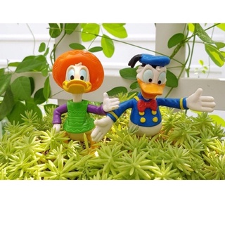 Donald duck และสหาย ยางตัน ตัวใหญ่ งานแท้ เก่าสะสม ขายคู่