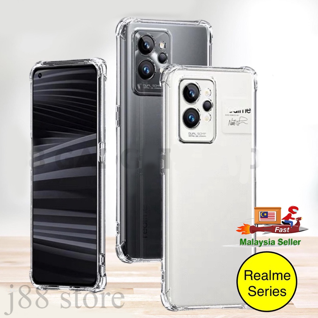 Realme GT 2 Pro / Master Edition / GT 5G / Neo / Narzo 20 pro / 7 / 7 Pro Transparent Protection Cas