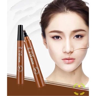 kingshopping BROW A103(ร้านไทย)ดินสอเขียนคิ้ว 4มิติ หัวเป็นแฉก เส้นเรียงเป็นธรรมชาติ (เครื่องสําอาง ที่ปัดคิ้ว)
