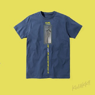 เสื้อยืดคอกลม สียีนส์ สกีนลายไม้กางเขน KWAKK!!! - Track 4