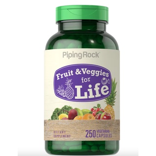 Piping Rock Fruit &amp; Veggies for Life 250 Capsules