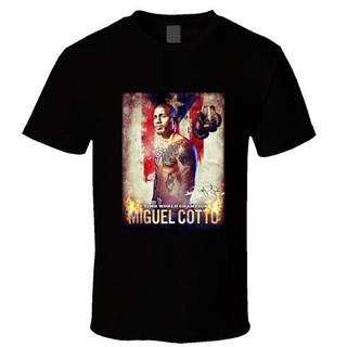 เสื้อยืด ผ้าฝ้าย พิมพ์ลาย Miguel COTTO