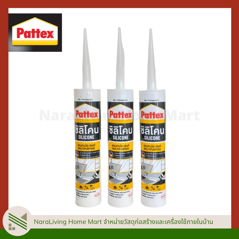 PATTEX ซิลิโคน ชนิดไร้กรด 280 มล. สีใส