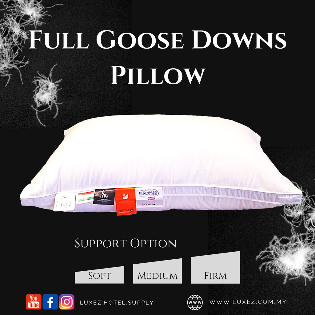 หมอน Luxez Full Goose Downs (นุ่ม / กลาง / เฟิร์ม) - The Cloud Sleeping Series