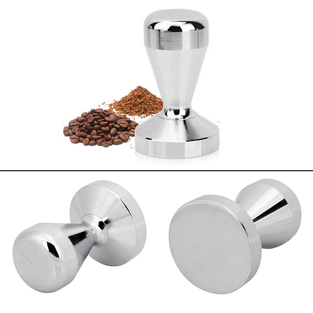 STOCK ANY☞ Stainless Steel Coffee Espresso Tamper 51/57.5mm Base Coffee