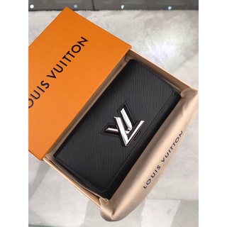 Louis&amp;vuitton LV bifold scratchproof long wallet purse clip clutch multislots card holder coin pouch