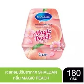 เจลหอมปรับอากาศ SHALDAN รุ่น SCENT &amp; CARE กลิ่น MAGIC PEACH (180 กรัม)